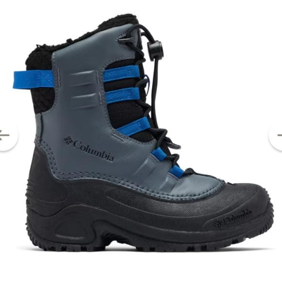 NWT Columbia Youth Unisex Bugaboot Celsius Waterproof Winter Boot Gray Blue 4 - Picture 1 of 12